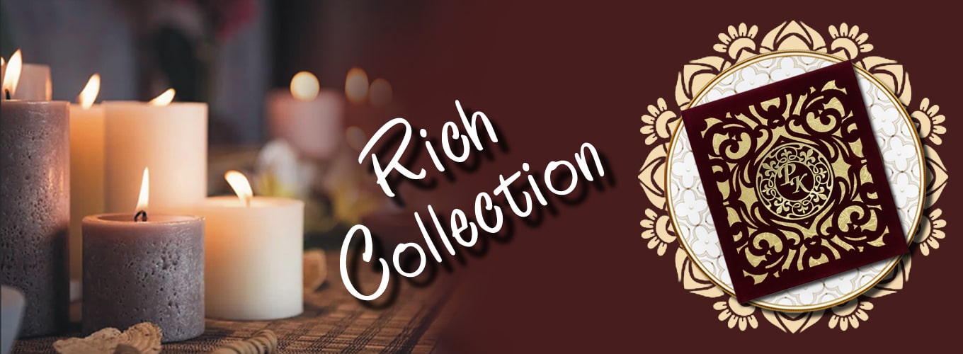 Rich Collection Wedding Cards
